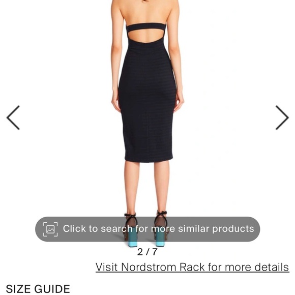 Elegant Black Halter Dress - Picture 2 of 3